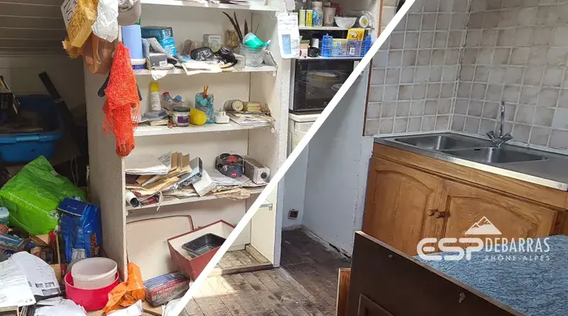 Grand nettoyage d'un appartement insalubre sur la commune de Thonon-les-Bains